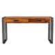 preview thumbnail 2 of 5, Timbergirl Solid Seesham Wood Console Table with Metal Legs - 60"L x 16"W x 31.5"H