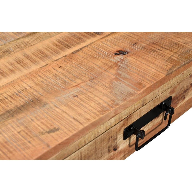 Handmade Reclaimed Mango Wood Console Table (India) - 60" x 16" x 31.5"