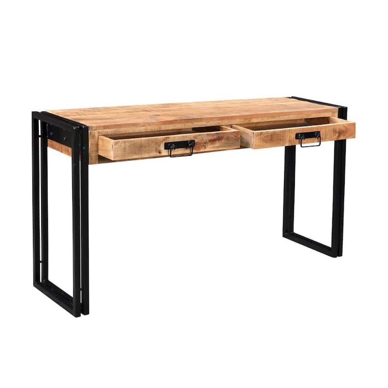 Handmade Reclaimed Mango Wood Console Table (India) - 60" x 16" x 31.5"