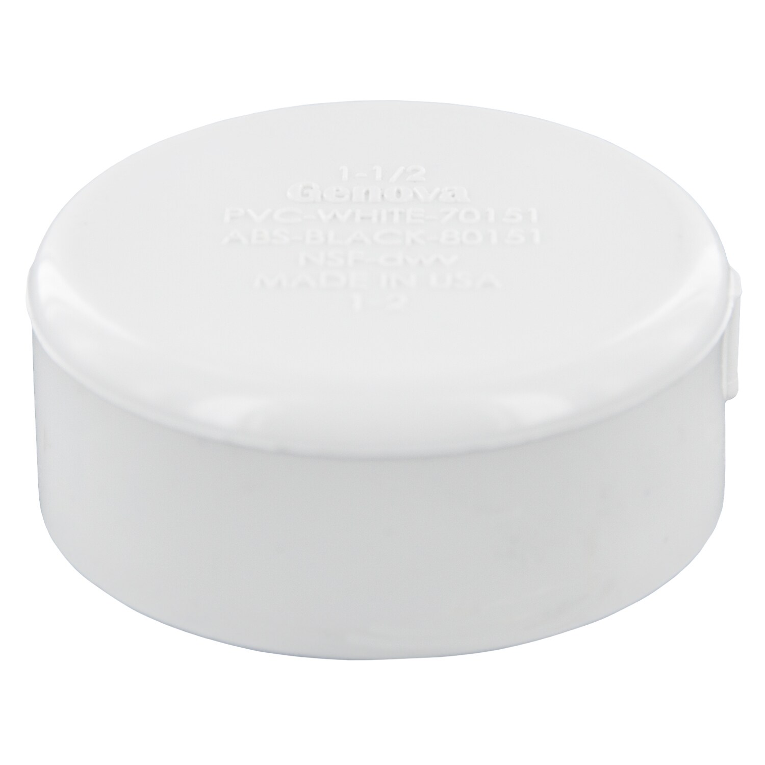 Genova 70151 1-1//2 PVC DWV Cap FREE SHIPPING