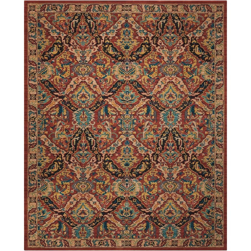 Nourison 2020 Area Rug - 8' x 10' 6" - Red - Runner/Rectangle