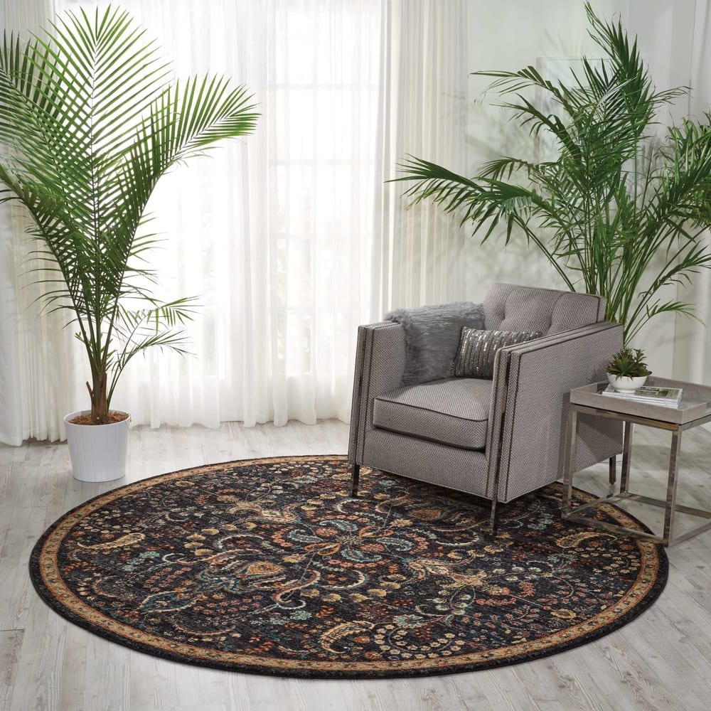 Nourison 2020 Traditional Floral Medallion Persian Pattern Area Rug