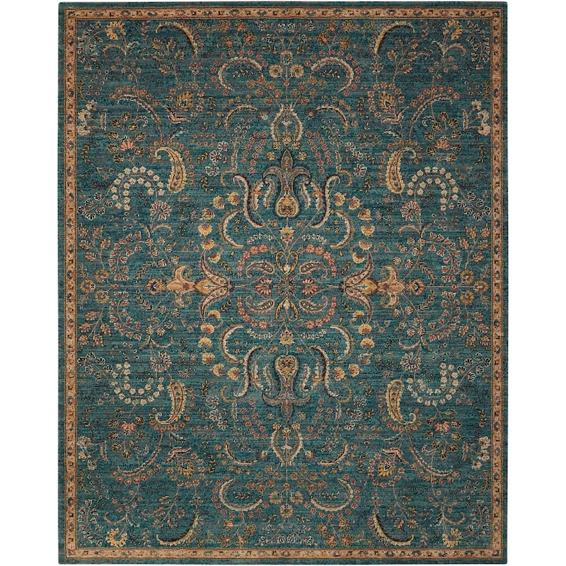 Nourison 2020 Traditional Floral Medallion Persian Pattern Area Rug