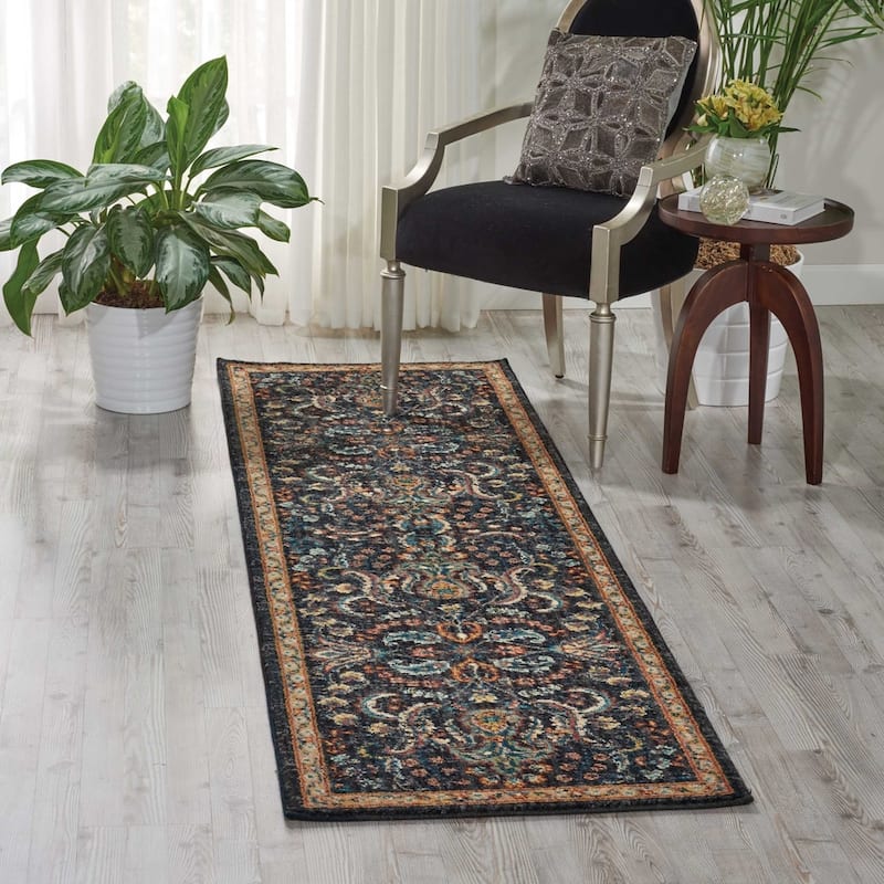 Nourison 2020 Traditional Floral Medallion Persian Pattern Area Rug