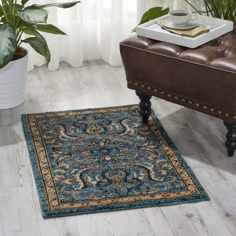 Nourison 2020 Traditional Floral Medallion Persian Pattern Area Rug