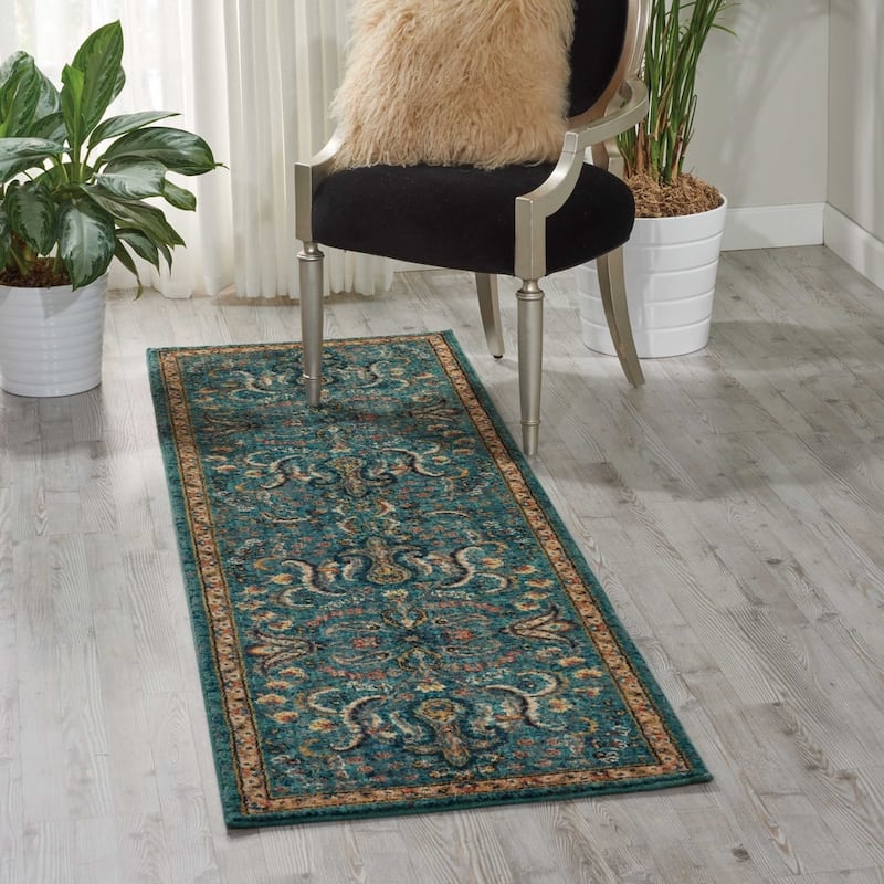 Nourison 2020 Traditional Floral Medallion Persian Pattern Area Rug