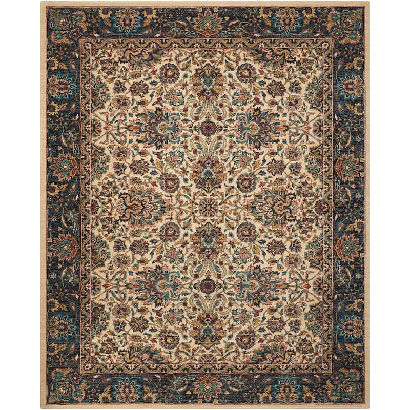 Nourison 2020 Area Rug - 5'3" x 7'5" - White/Multi - Runner/Rectangle
