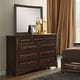 preview thumbnail 3 of 6, Roundhill Furniture Broval Light Espresso Wood King-size Storage Bedroom Set
