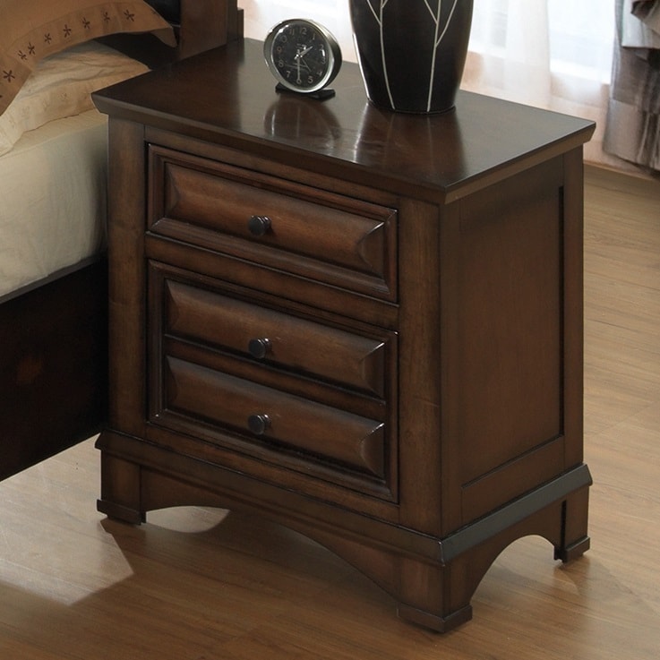 Roundhill Furniture Broval 179 Light Espresso Finish Wood Brown 3 Drawer 612524920124 Ebay