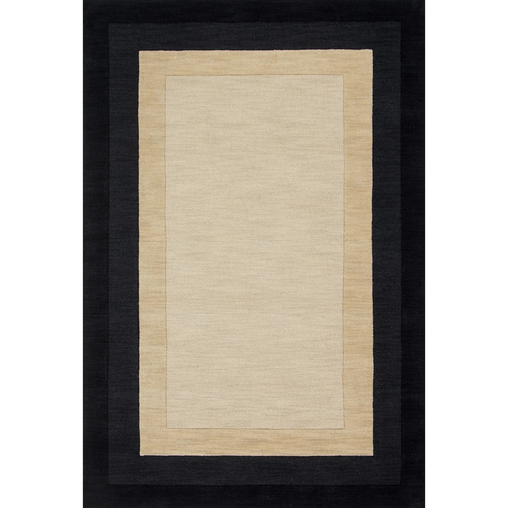 Alexander Home Helena Border Pattern Hand-tufted Pure Wool Rug