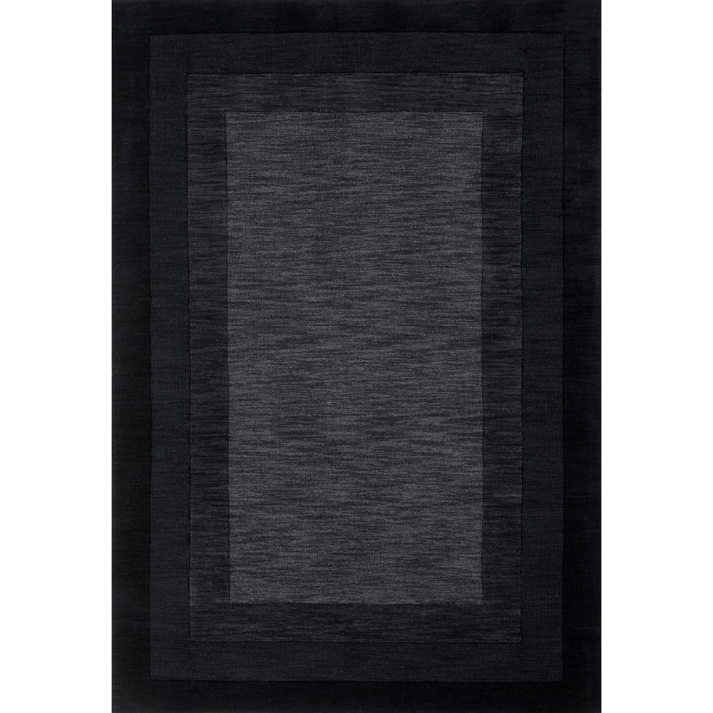 Alexander Home Helena Border Pattern Hand-tufted Pure Wool Rug