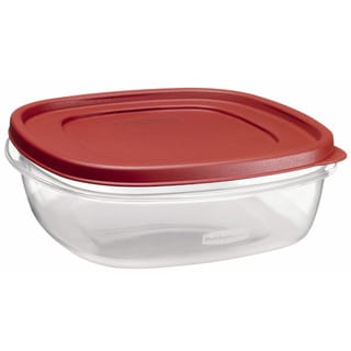 (2) Rubbermaid 1777164 40 Cup 2.5 Gallon Food Storage Container w Easy Find  Lids