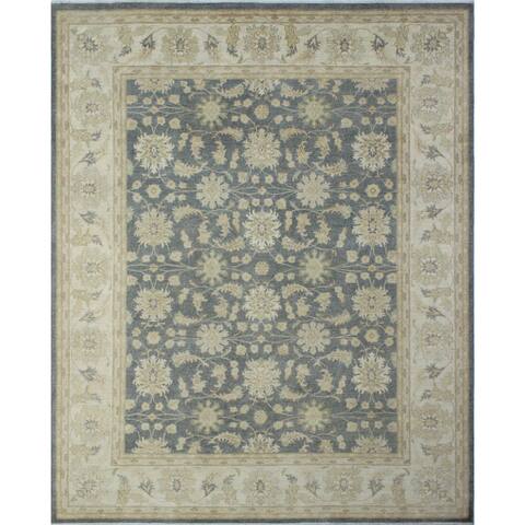 Noori Rug Yousafi Fine Chobi Hidayat Grey/Ivory Rug - 9'2 x 11'4
