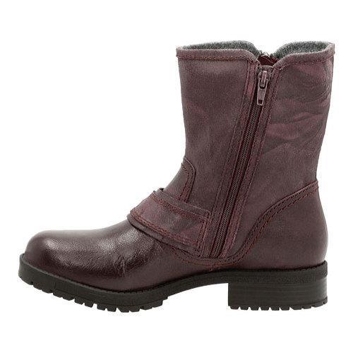 clarks aubergine boots