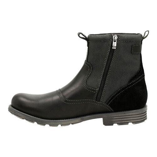 clarks mens boots zipper