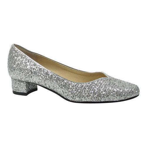 Shop Women's J. Renee Bambalina Pump Silver Fabric - Free Shipping ...