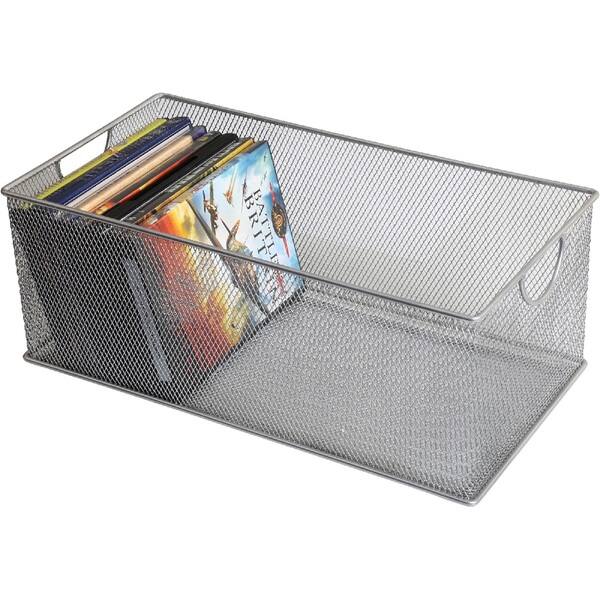 Ybm Home 2318 Silver Mesh Dvd Books Computer Disc Ybm Home 2318 Silver Mesh Dvd Books Computer Disc