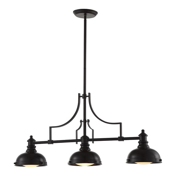 OVE Decors Bergin Full Bronze-finish 3-light LED-integrated Pendant