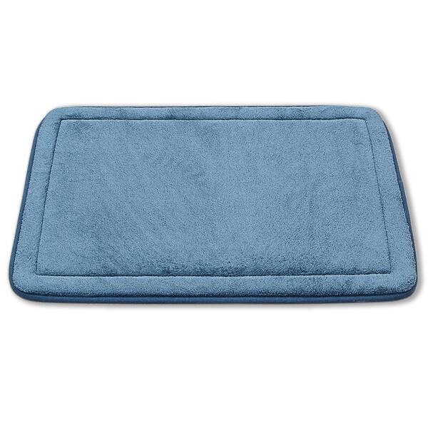 Shop 2 Piece Non Slip Luxurious Memory Foam Bath Mat Set Free