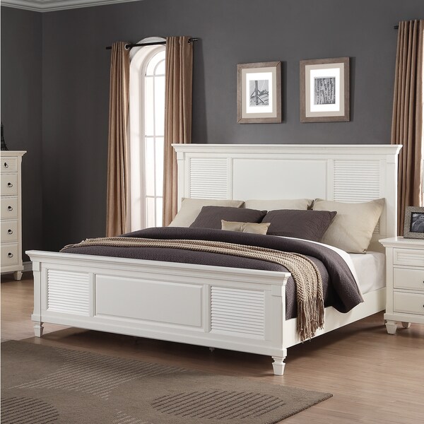 Regitina 016 White King-size Bed