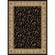 preview thumbnail 15 of 48, Admire Home Living Amalfi Transitional Scroll Pattern Area Rug Black 3'3" x 4'11"