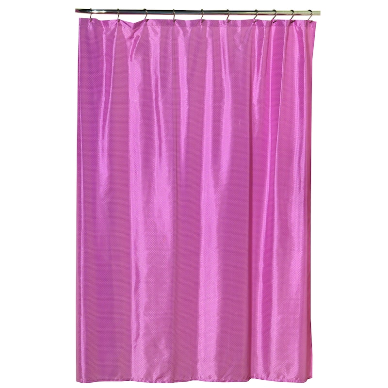 Polyester 70-inch x 72-inch Embossed Diamond-pattern Shower Curtain