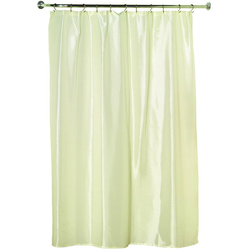 Polyester 70-inch x 72-inch Embossed Diamond-pattern Shower Curtain