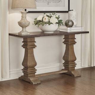 Vintage Sofa Tables Online At Our Best Living Voyager Wood And Zinc Barade Console Sofa Table By Inspire Q