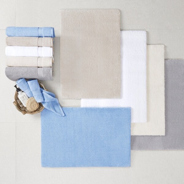 Madison Park Signature Marshmallow Bath Rug