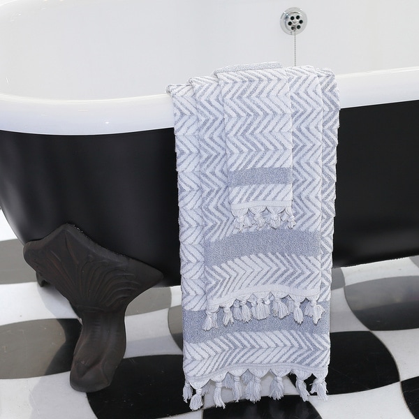 Shop Authentic Hotel and Spa Anya Dusty Blue Turkish Cotton Textured