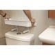 Shop White Rattan Plastic Above-toilet Bathroom Space Saver Shelf - On