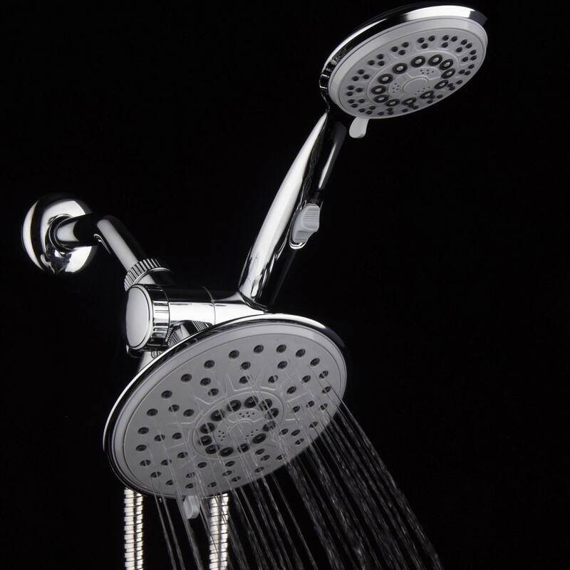 Hydroluxe 30-Setting 3-Way Rainfall Shower Head and Handheld Shower Combo