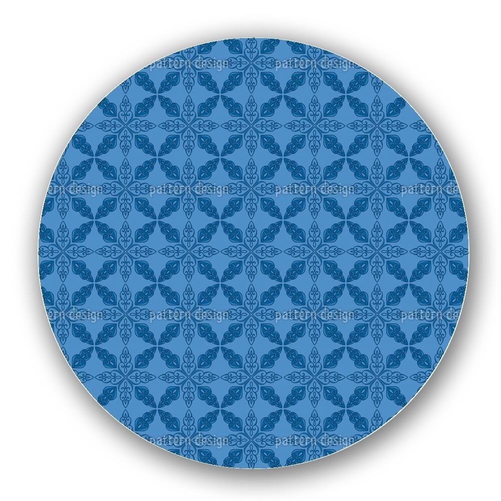 Moroccan Blue Lazy Susan