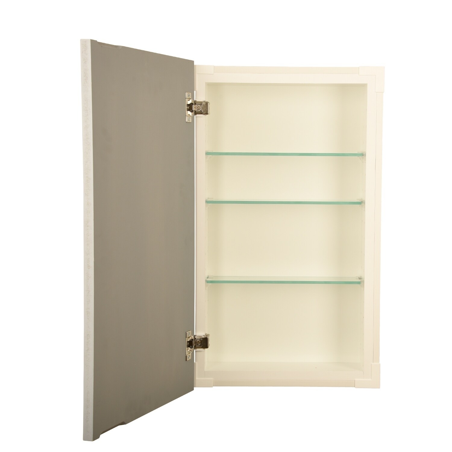 Shop 58 Inch Ready To Paint Recessed Wall Cabinet 2 5 Inch Deep