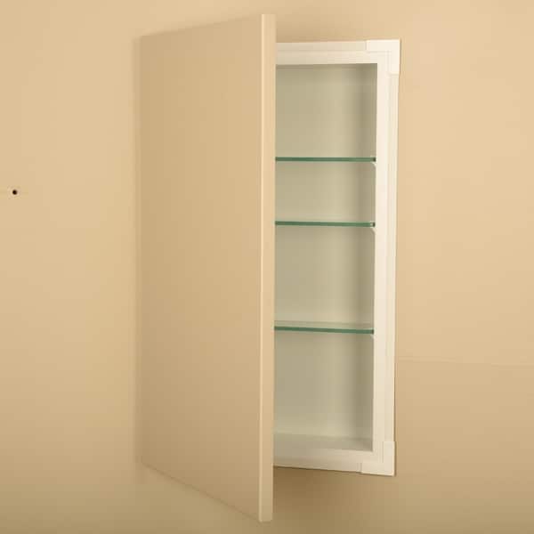 Shop 23 Inch Recessed Wall Cabinet 3 5 Inch Deep Overstock