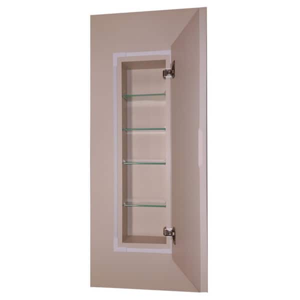 Shop 59 Inch Ready To Paint Recessed Wall Cabinet 3 5 Inch Deep
