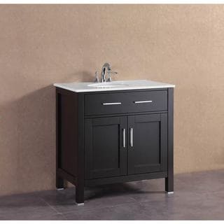 Top Product Reviews For Belvedere Modern Espresso 32 Inch Freestanding Single Bathroom Vanity 12604746 Overstock