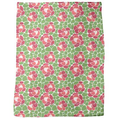 Spring Petals Fleece Blanket
