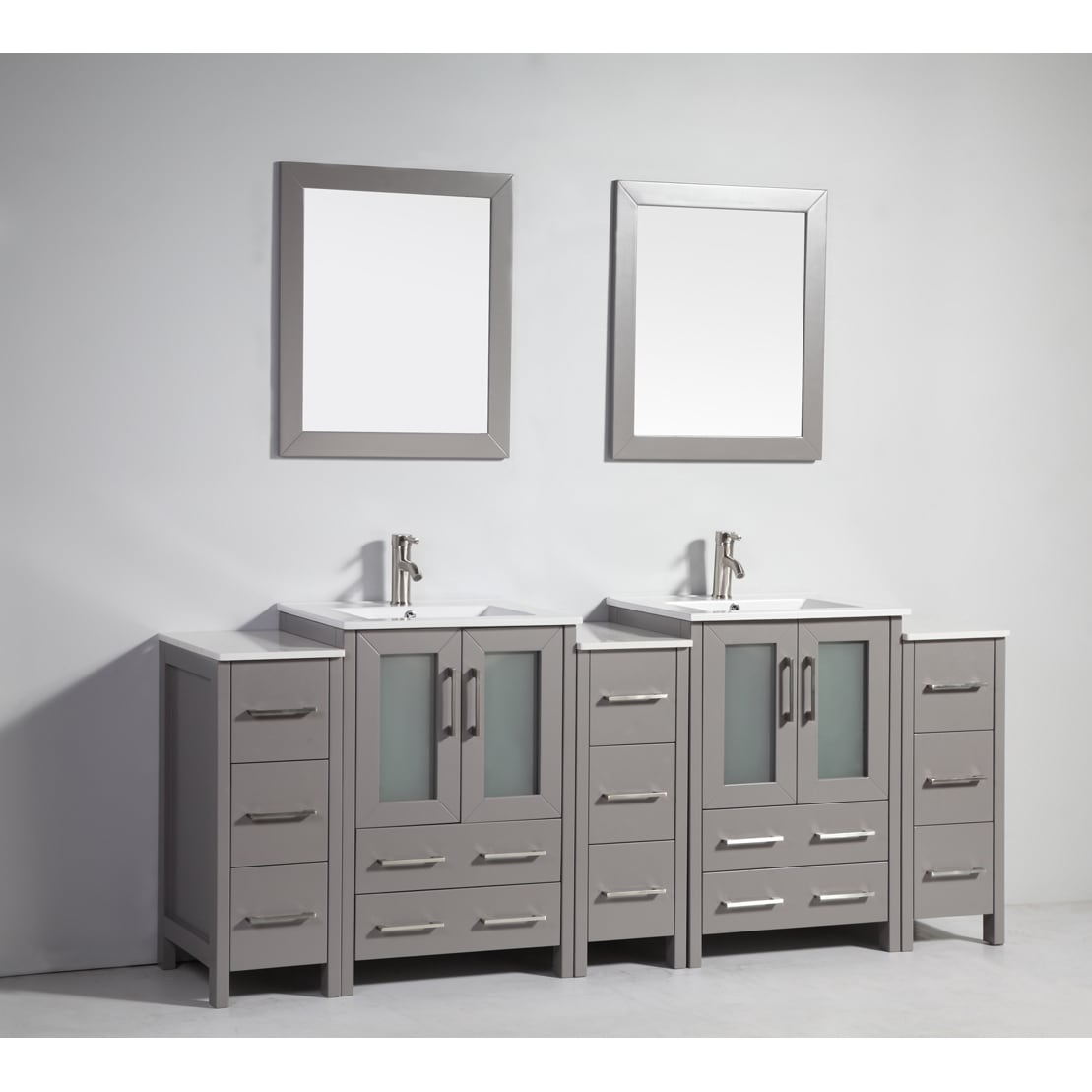 Vanity Art 84-Inch Double Sink Bathroom Vanity Set 13 | eBay