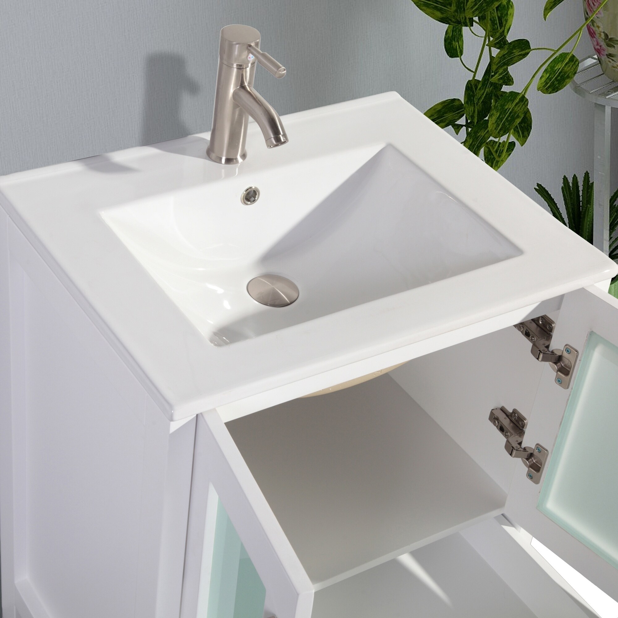 Shop Vanity Art 24 Inch Single Sink Bathroom Vanity Set 2 Drawers