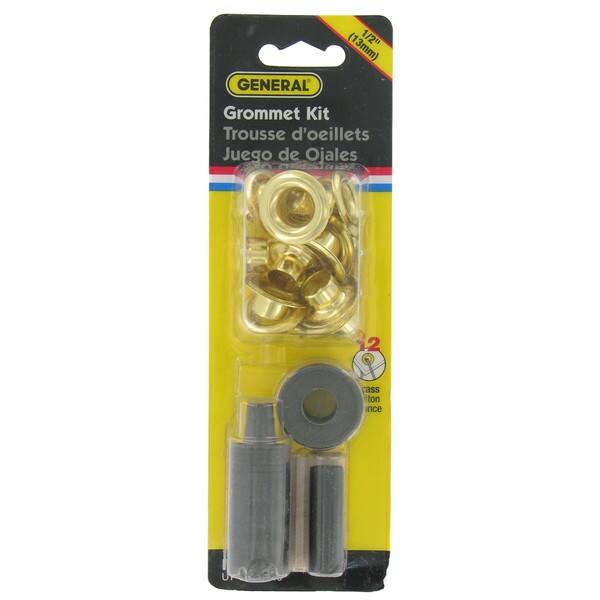 General 71264 1/2" Brass Grommet Kit 12count Overstock 12610040