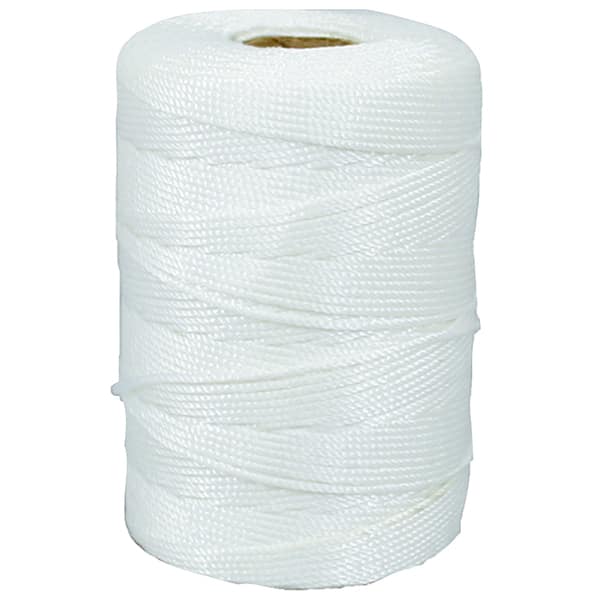 Lehigh Group NST181 800' White Nylon Seine Mason Line Twine Bed Bath
