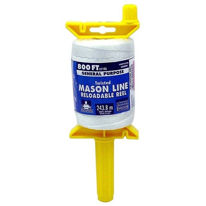 Lehigh Secure Line NST181RL Reloadable Reel Mason Line, 800-Foot