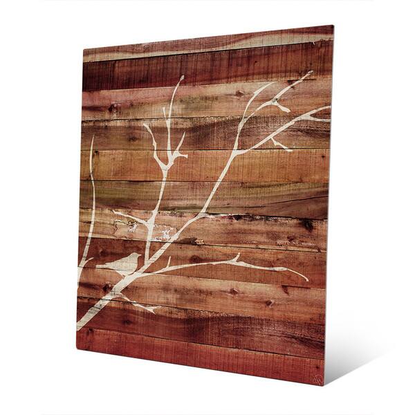 'White Bird' Wall Art on Aluminum Bed Bath & Beyond 12611067