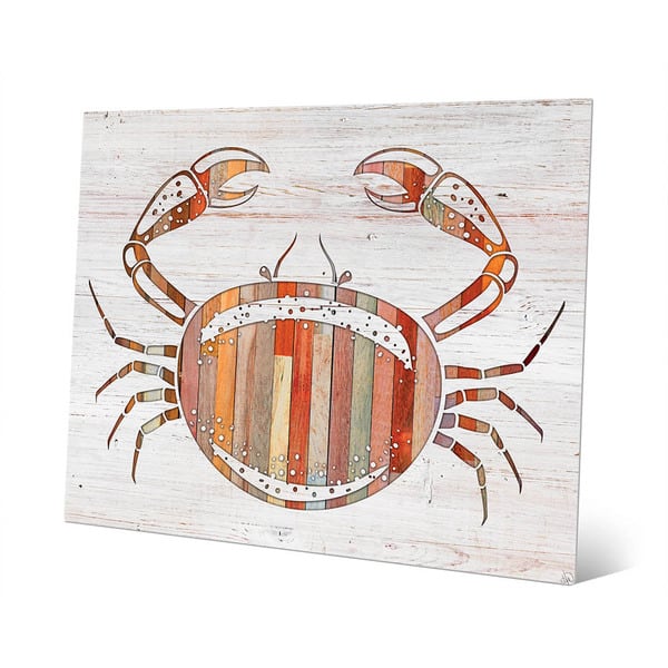 Shop Crab Wall Art On Metal Overstock 12611070