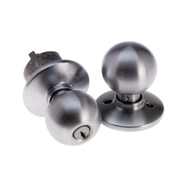 Schlage Orbit Satin Chrome Steel 1-3/4 in. Storeroom Lockset ANSI Grade 2 -  On Sale - Bed Bath & Beyond - 12611129