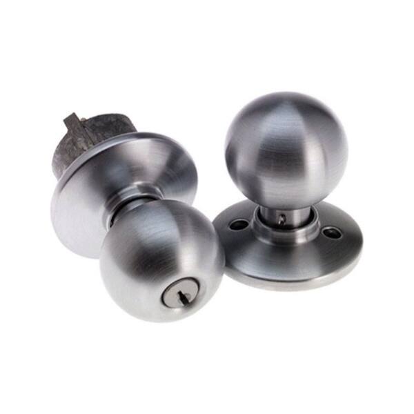 Schlage Orbit Satin Chrome Entry Lockset ANSI Grade 2 1-3/4 in. Schlage Orbit Satin Chrome Entry Lockset ANSI Grade 2 1-3/4 in.