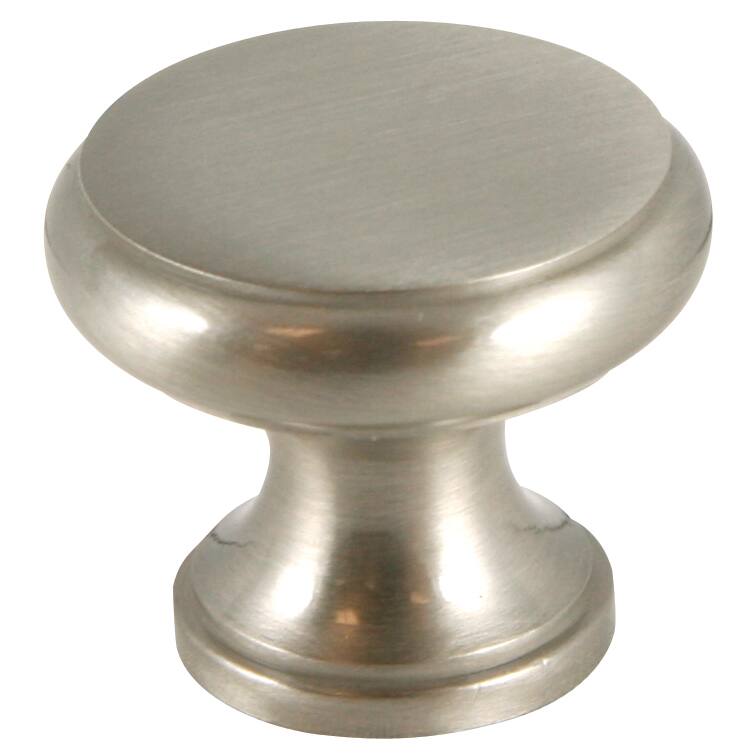 Ultra Hardware 41649R1 1-1/8" Round Satin Nickel Designer's Edge Cabinet Knob