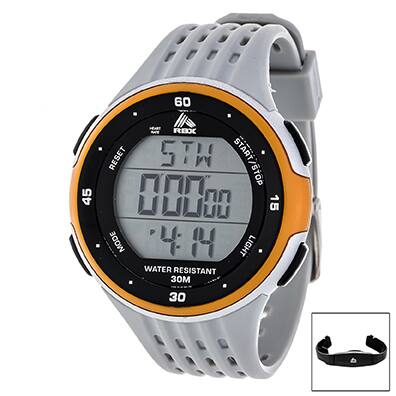 RBX Digital Grey Heart Rate Monitor and Chest Belt