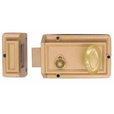 Ultra Hardware 43300 Rim Cylinder Night Latch
